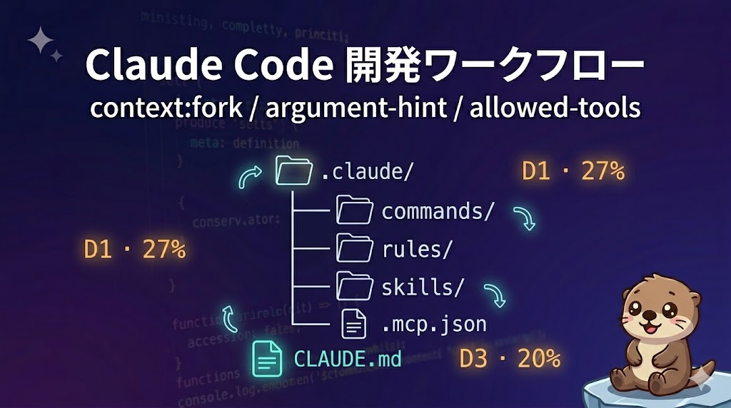 D3直前対策チートシート——Claude Code開発ワークフロー（試験比率20%）【CCA Foundations対策】