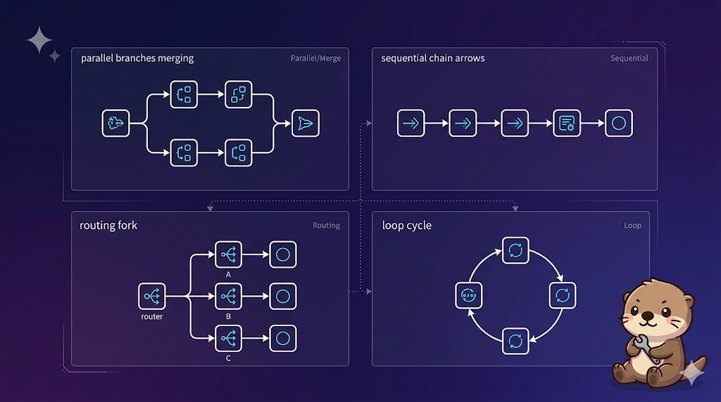 【CCA Foundations対策 / Claude API編 #11】ワークフロー設計パターン——並列・直列・評価ループ・ルーティング