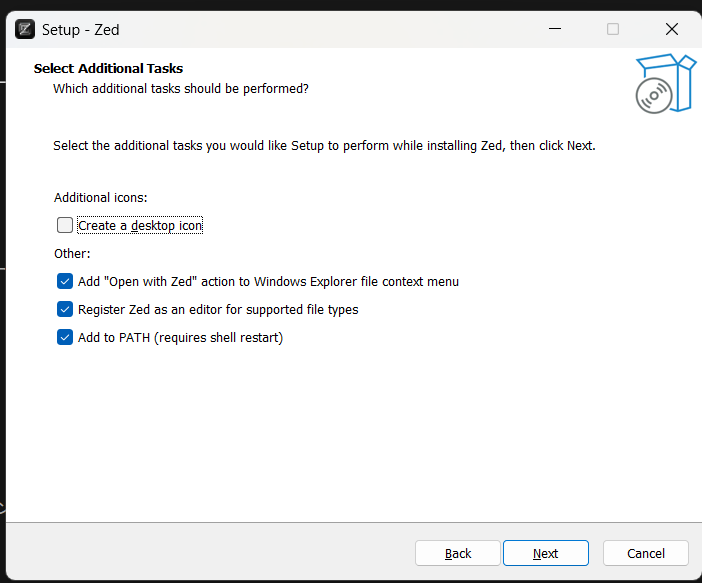追加タスク選択画面